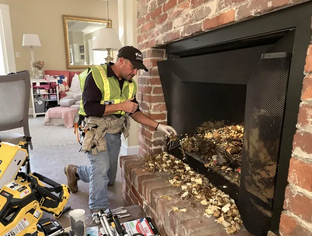 Safe screening installation by Jerome Chimney Sweep in Jerome, OH