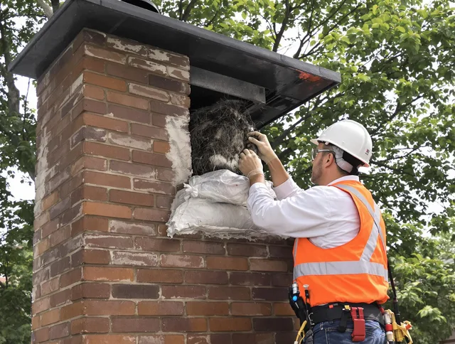 Humane removal of debris and animals by Jerome Chimney Sweep in Jerome, OH