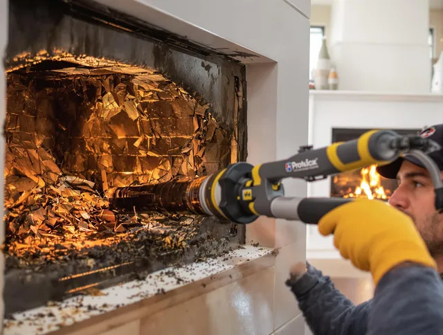 Professional chimney cleaning by Jerome Chimney Sweep in Jerome, OH