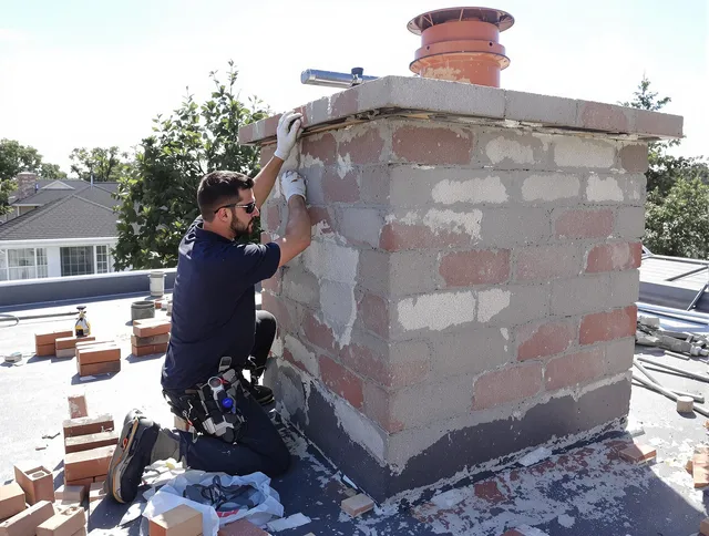 Advanced chimney repair process by Jerome Chimney Sweep in Jerome, OH