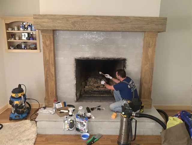 Detailed creosote removal process by Jerome Chimney Sweep in Jerome, OH