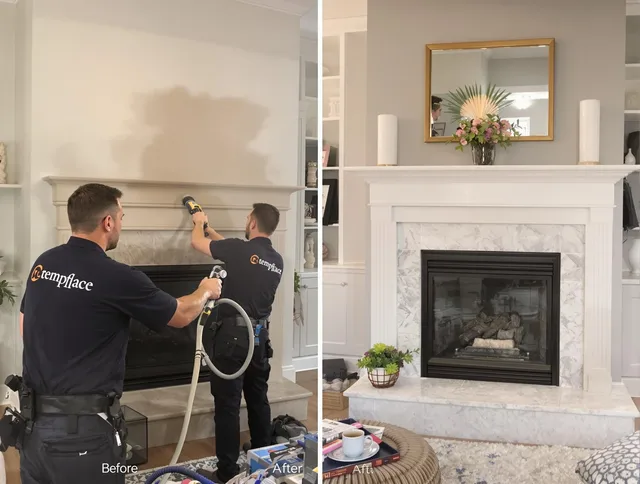 Professional soot removal by Jerome Chimney Sweep team in Jerome, OH